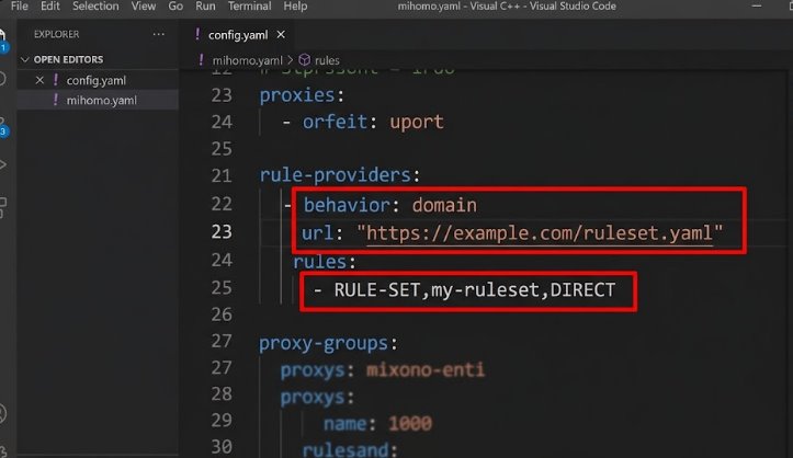 Clash Meta 配置文件 rule-providers 远程规则集代码编写